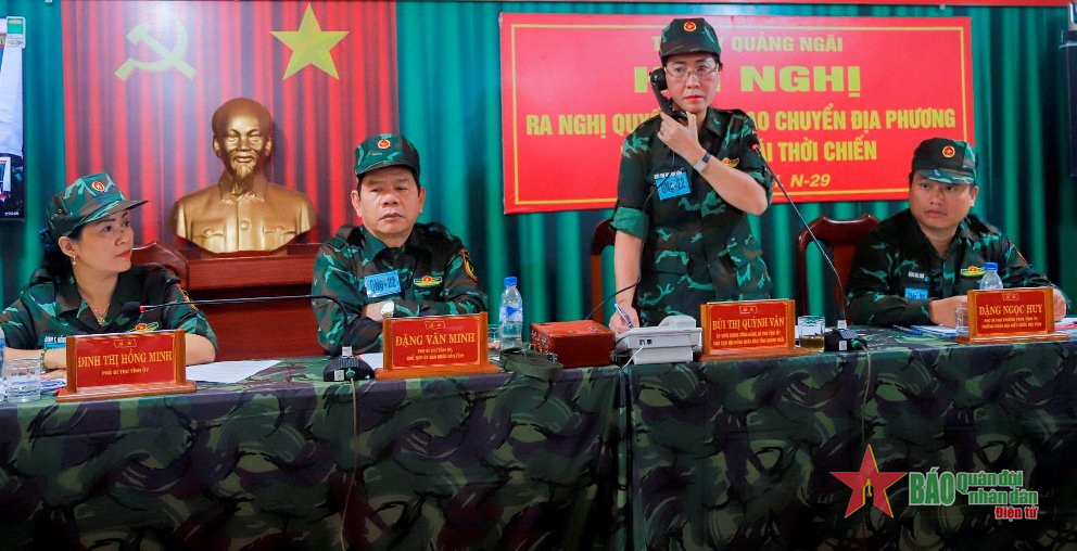 Quảng Ngãi hoàn thành tốt diễn tập khu vực phòng thủ